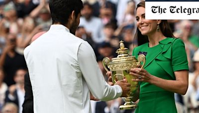 Wimbledon hopeful Princess of Wales will present trophies to singles champions
