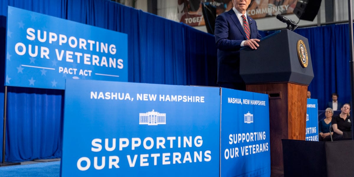 Biden visits NH to recognize PACT Act