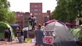 Pro-Palestinian encampment grows on George Washington University campus