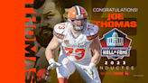 NEW: Browns OT Joe Thomas inducted into Hall of Fame class of 2023
