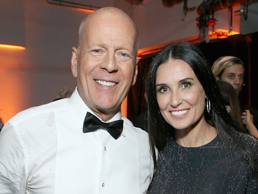 Demi Moore Visits Ex-Husband Bruce Willis “Every Week” Amid Dementia Battle