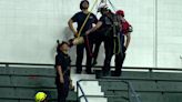 Local fire departments come together for rope rescue training in East Lansing