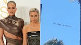 Kim Kardashian and Sister Khloé Post ‘Kris Jenner For President’ Banner Flying Across Sky