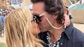 Louise Redknapp shares passionate kiss with new man at Glastonbury after split