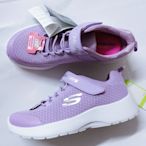 日本進口☆╮正版Skechers 舒適 女童大童浪漫紫 運動鞋21號 記憶鞋墊