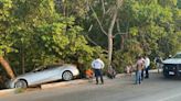 Automovilista ebrio provoca aparatosa salida de camino en Campeche: EN VIVO