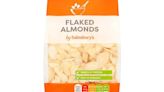 Sainsbury’s flaked almonds withdrawn in salmonella scare
