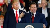 Trump, DeSantis put personal primary fight behind them, 'Ron, I love that you're back'