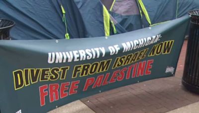 Protestors demand University of Michigan divestment from Israel