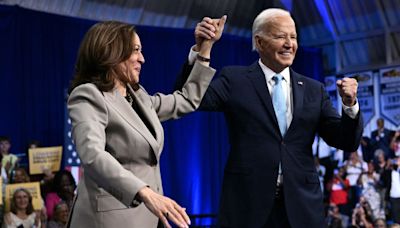 Biden becomes a top Harris surrogate as they split up on the campaign trail