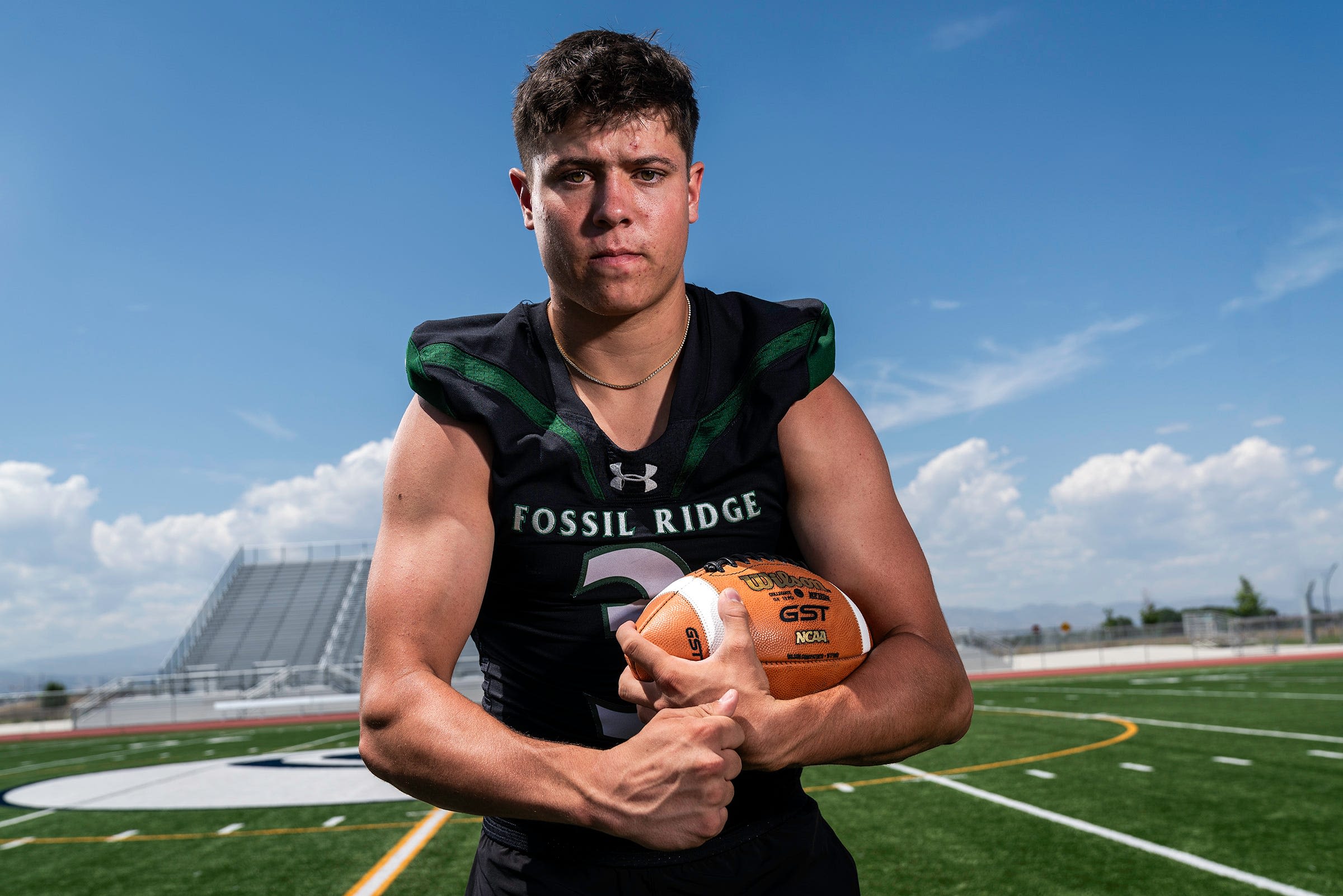 Fossil Ridge football star is Fort Collins-area Blue Federal Credit Union Athlete of the Week