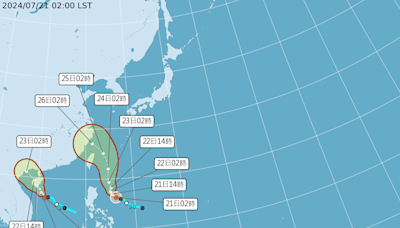 凱米颱風預估週二發海警 週三路徑轉彎最關鍵