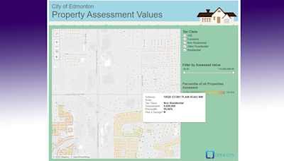 How much is your place worth? Heat map shows Edmonton property value assessments