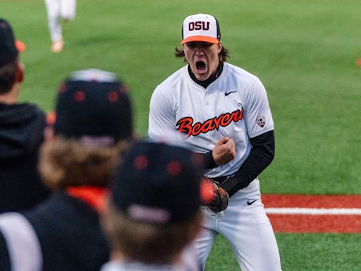 Oregon State’s Aiden May named Pac-12 and national Pitcher of the Week after brilliant outing vs. Ducks