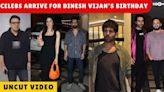 Shraddha Kapoor, Vicky Kaushal, and Kartik Aaryan at Dinesh Vijan’s Birthday Party | Full Video