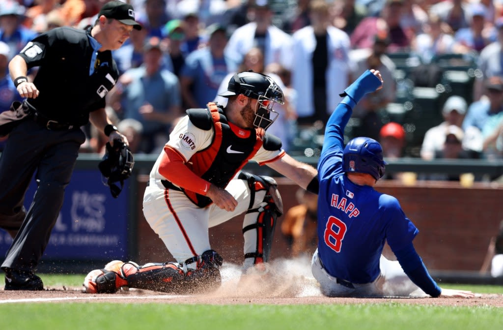 SF Giants denied four-game sweep of Cubs before Dodgers’ final visit