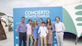 Luis Alfonso de Borbón y Margarita Vargas acuden con sus hijos al concierto solidario 'Somos familia'