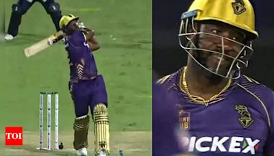 Watch: Andre Russell's insane 107-metre six in Major League Cricket match | Cricket News - Times of India