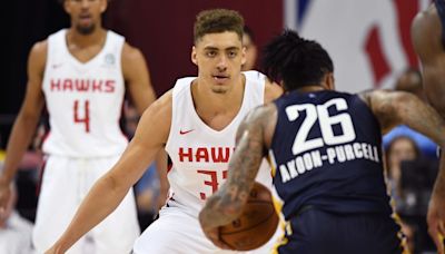 Former Indiana Pacers and Mad Ants big man Reid Travis playing for Levanga Hokkaido in Japan