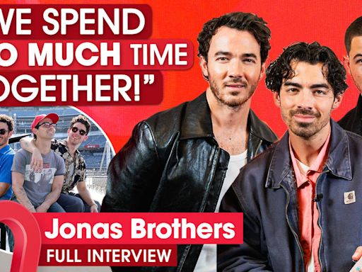 The Jonas Brothers talk tour life, escape rooms and love for UK culture