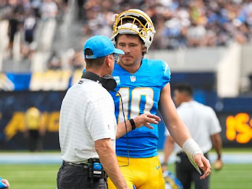 Jim Harbaugh's long connection with quarterbacks a hit with Chargers' Justin Herbert