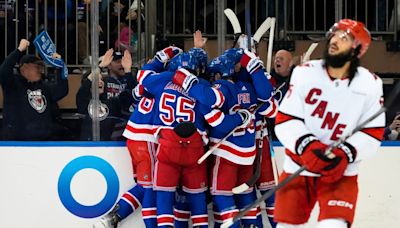 Rangers special teams has been driving force behind 2-0 lead vs. Hurricanes in second-round series
