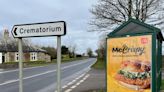 McDonald’s McCrispy advert opposite Cornwall crematorium replaced by sign locals say ‘just as bad’