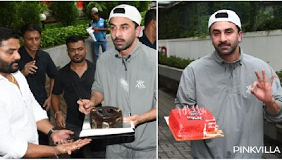 Ranbir Kapoor celebrates his birthday with paparazzi; ‘Raha's Papa’ gives autograph, clicks selfie and offers cake to shutterbugs: WATCH