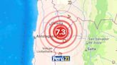 Chile: Reportan fuerte sismo de magnitud 7.3 en Atacama (VIDEO)