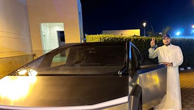 Pic Shows Saudi Arabia's Prince Posing With His Tesla Cybertruck, Elon Musk Reacts