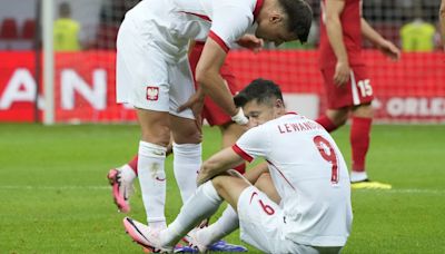 Robert Lewandowski se perderá el debut de Polonia en la Eurocopa por una lesión muscular