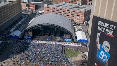 Detroit sets all-time NFL draft record with 275,000 fans in attendance on first night