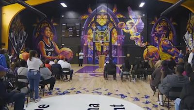 See inside a Watts gym renovated with help from Vanessa Bryant and the Lakers