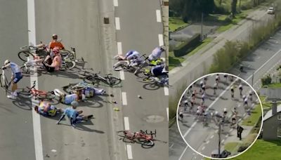 La caída de Van Aert abre un boquete en Visma: ¿un líder al Giro? ¿quién para a Van der Poel?