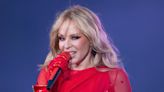 Kylie Minogue becomes emotional at BST Hyde Park performance