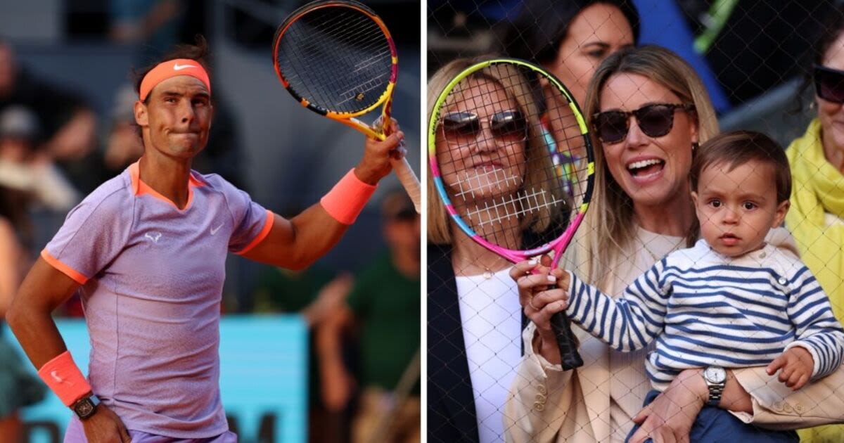 Rafael Nadal's son steals the show with adorable first courtside reactions