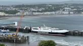 Strong winds lead to flight and ferry disruption