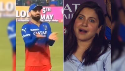 Virat Kohli's Animated Gesture Towards Anushka Sharma During IPL Game Goes Viral - Watch | Cricket News