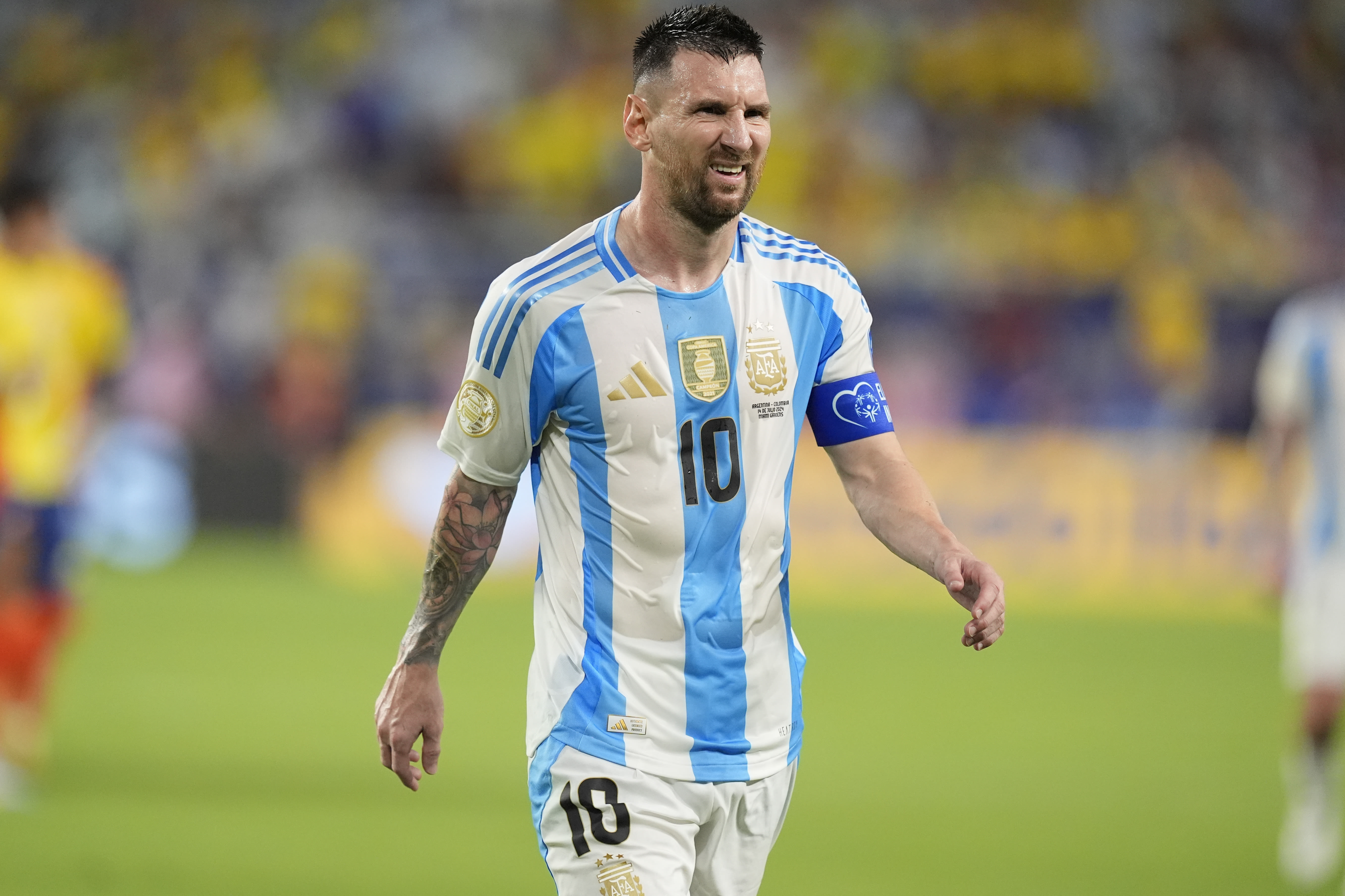 Lionel Messi to miss Inter Miami's next 2 games with ankle injury suffered in Copa América final