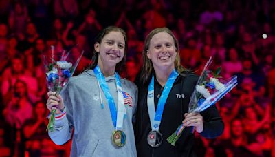 On a night for doubling up, Lilly King also takes home an engagement ring