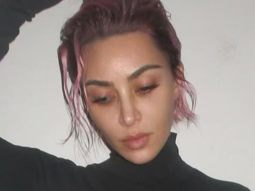 Kim critics say she's 'morphing into' Bianca with short pink hair and bodysuit