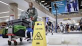 Traveller describes pouring water, falling ceiling tile at storm-hit Calgary airport