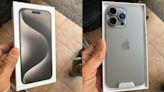 iPhone 15 Pro到手！他一早爽拿新機 開箱大讚：減重超有感