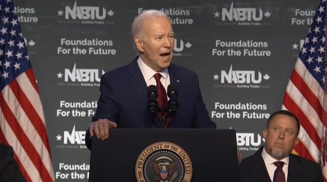 Biden takes shot at Trump's COVID-19 bleach comments. “It all went to his hair.”