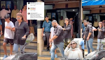 'Rude, arrogant like Jaya Bachchan': Kajol pushes her bodyguard as she holds her injured son Yug's hand; gets trolled