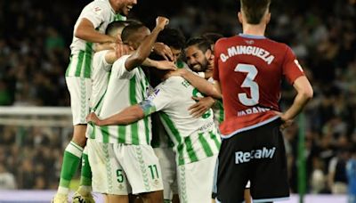 El Betis mira de nuevo a Europa y recuerda al Celta sus urgencias