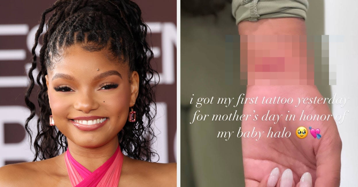 Halle Bailey Revealed The Mother's Day Tattoo She Got For Her Infant Son, And It's Actually Really Sweet