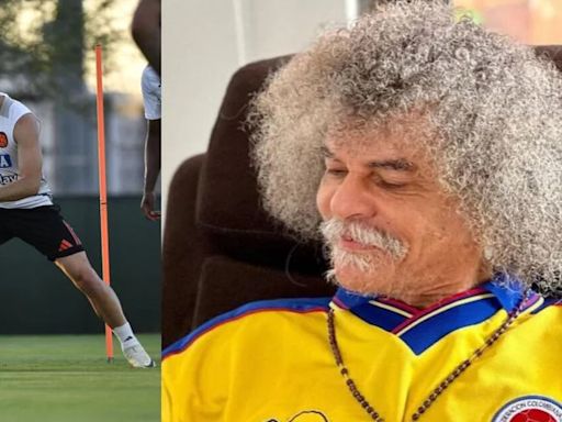 Carlos ‘el Pibe’ Valderrama reaccionó a la opción errada por Santos Borré ante Brasil en la Copa América: “¡Está solo!”