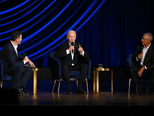 Joe Biden, Barack Obama And Jimmy Kimmel Warn Of Another Donald Trump Term; Star-Filled L.A. Fundraiser...