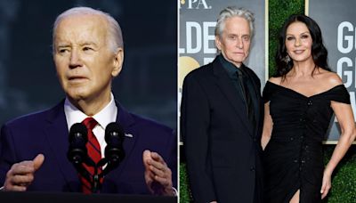 Biden to appear at Westchester fundraiser hosted by Catherine Zeta-Jones and Michael Douglas